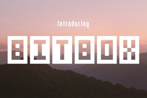 Bitbox: A Pixelated Display Font for Modern Digital Projects