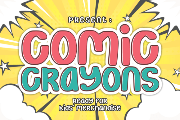 Comic Crayons: A Bold Font for High-Energy Designs