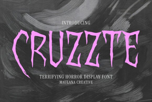 Cruzzte Font: Mastering High-Impact Horror Typography