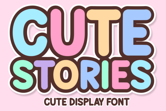 Cute Stories: A Display Font with a Playful Retro Heart