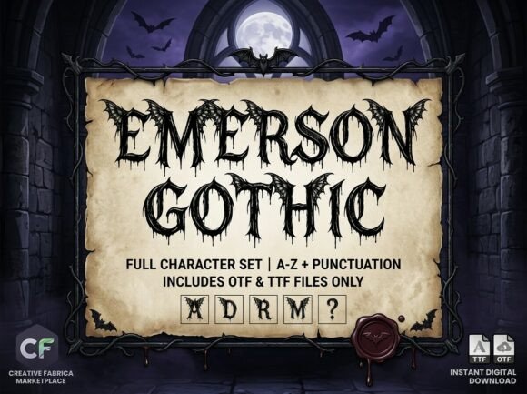 Emerson Gothic: Crafting a Haunting Brand Identity