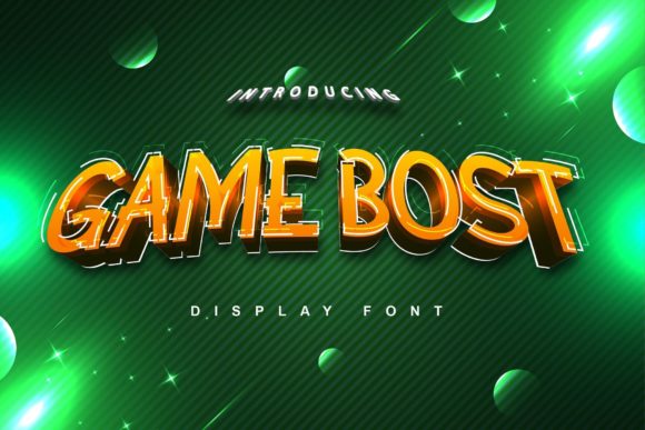 Game Bost: The Display Font That Balances Personality and Clarity