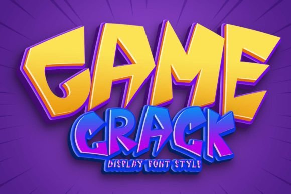 Game Crack: A Creative Font for Bold Branding