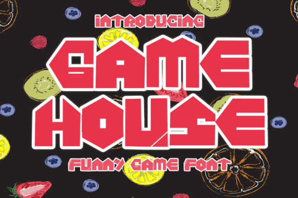Game House: A Chunky Font That Injects Personality into Your Projects