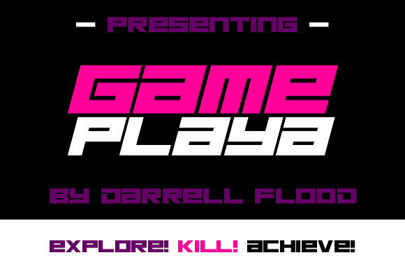 Game Playa: The Sci-Fi Typeface for Alien Encounters