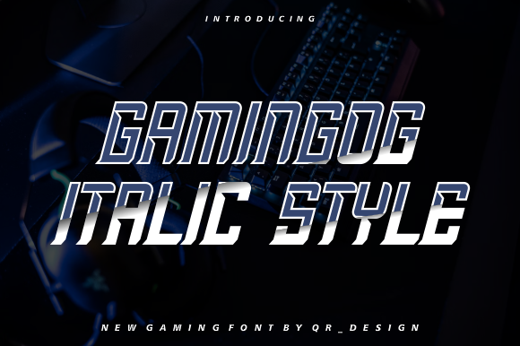 Gamingog: A Display Font That Commands Attention