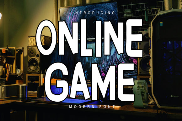 Online Game: The Display Font That Commands Attention