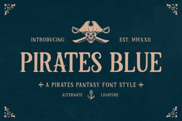Pirates Blue: A Typeface for Adventure-Driven Design