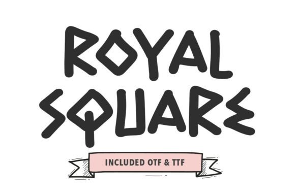 Royal Square: A Typeface Built on Power and Geometry