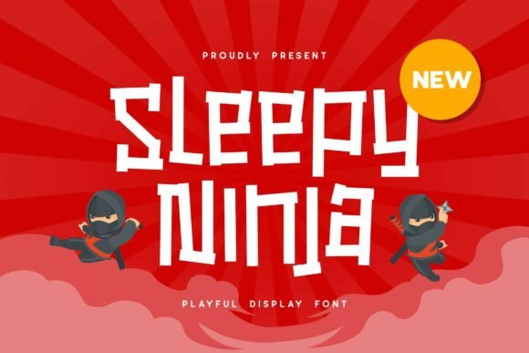 Sleepyninjaregular Font: Bold Display for Asian-Inspired Branding