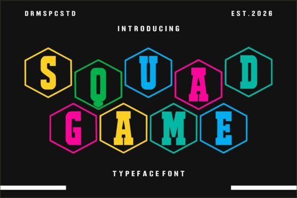 Squad Game: A Typeface Forged in the Digital Arena