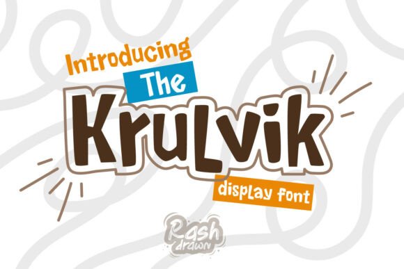 The Krulvik: A Hand-Drawn Display Font with Bold Personality